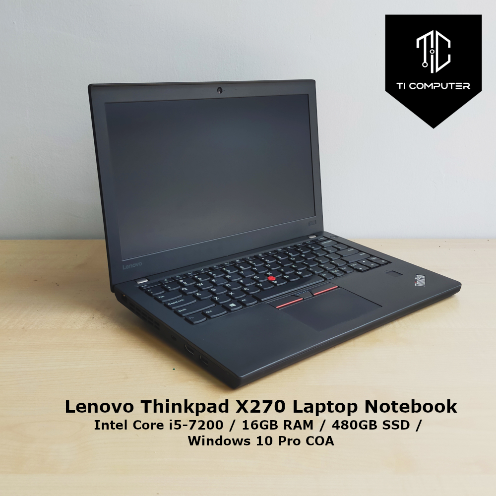 Lenovo Thinkpad X270 Intel Core i5-7200 16GB RAM 480GB SSD