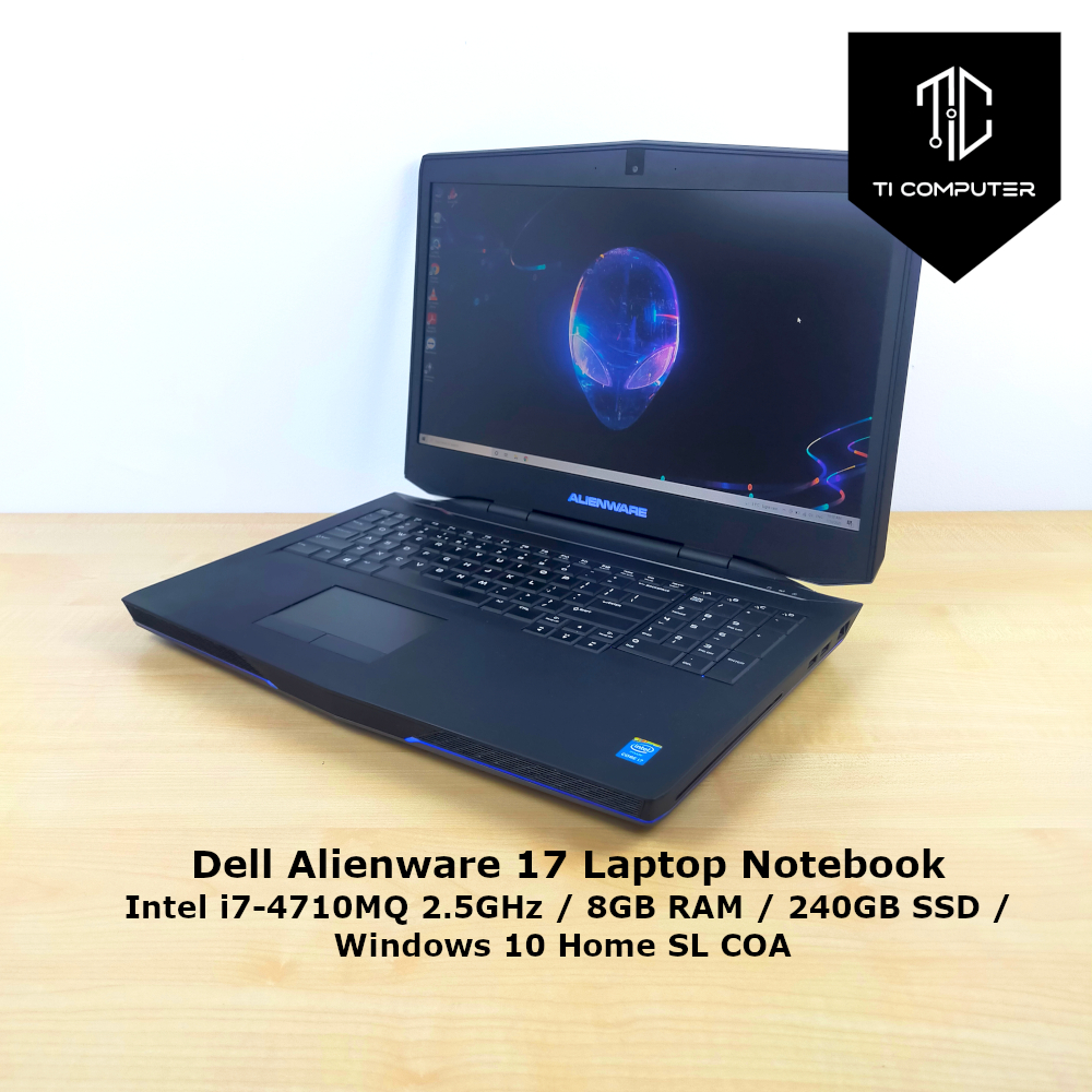 Dell Alienware 17 Intel i7-4710MQ 2.5GHz 8GB RAM 240GB SSD Laptop