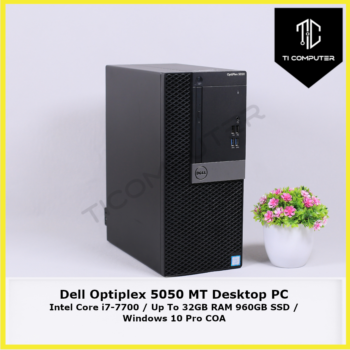DELL Optiplex 5050-7700SF Core i7 第7世代 SSD Radeon R5 340 24