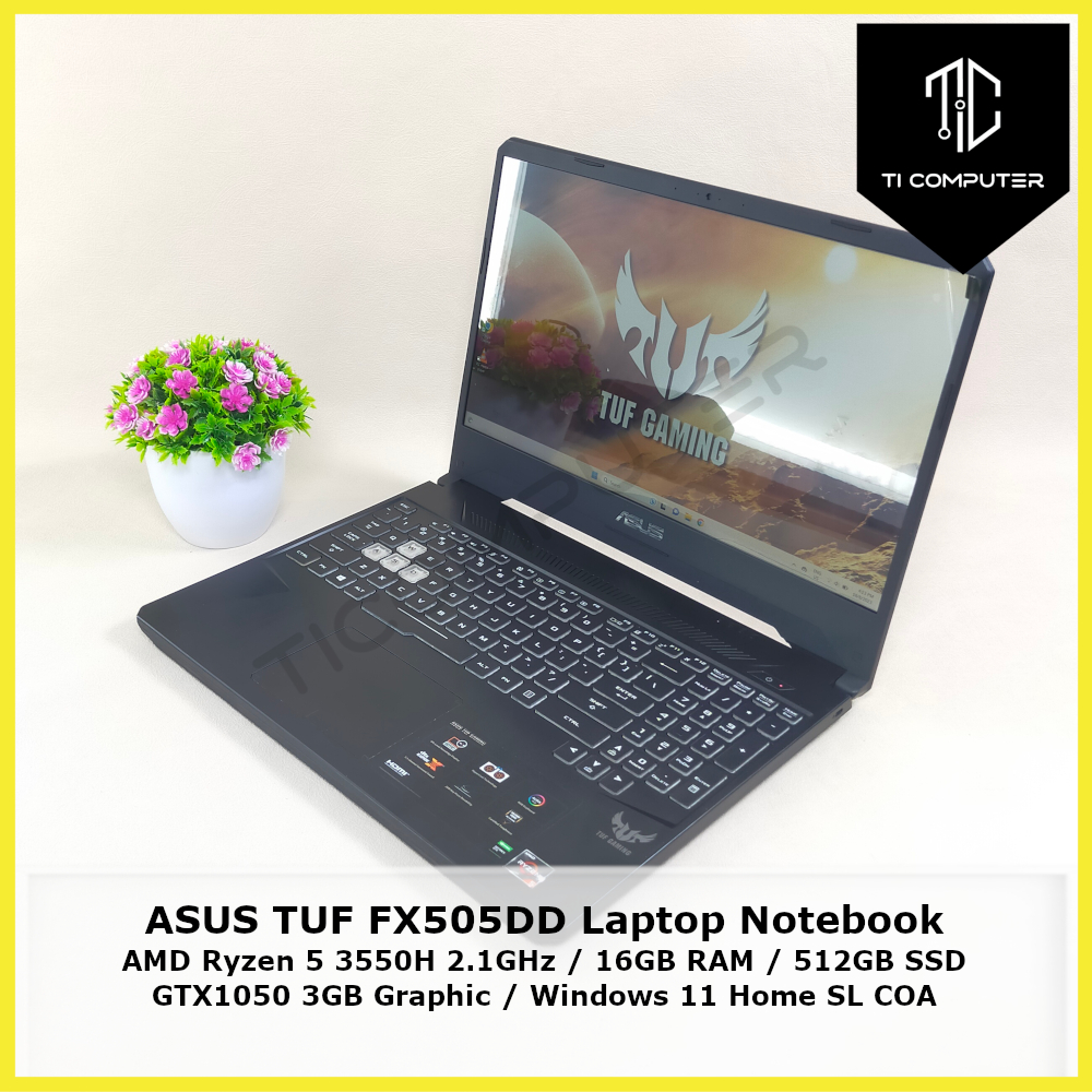 ASUS TUF FX505DD AMD Ryzen 3550H 16GB RAM