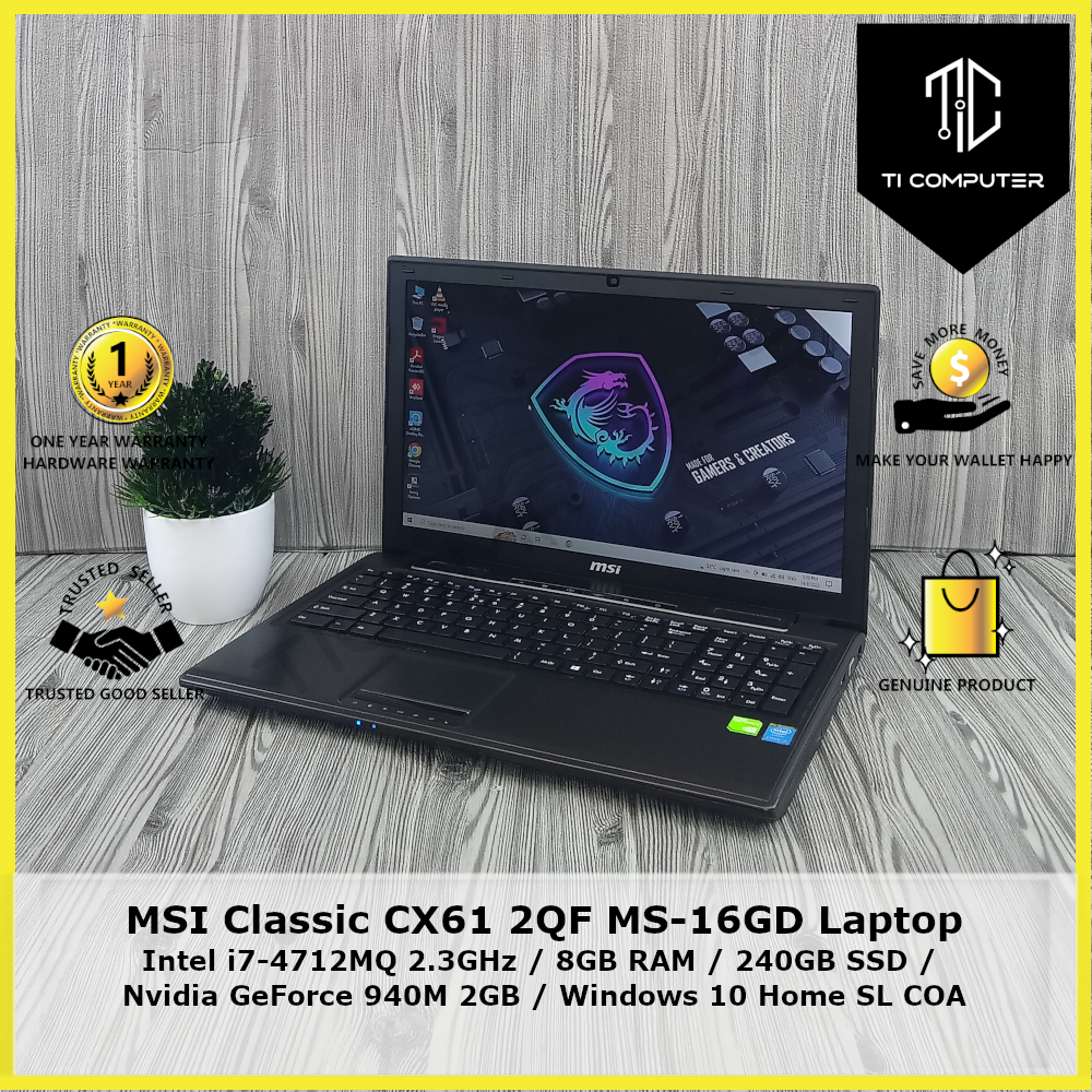 MSI ゲーミング ノートパソコン　CX61 2QF Amazon.co.jp: MSI ノートパソコン CX61 2QF-1607JP 15.6インチ